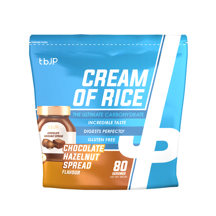 Trained By JP Cream Of Rice 2kg - Chocolate Hazelnut - Cream Of Rice at MySupplementShop by Trained By JP