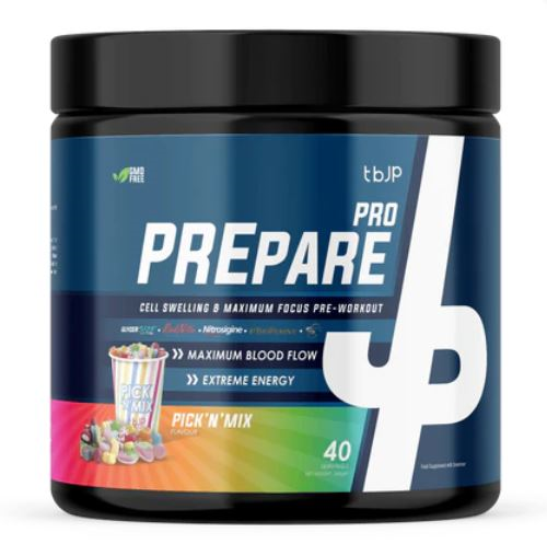 Trained By JP PrePare Pro 340g - Pic N Mix - Pre Workout at MySupplementShop by Trained By JP