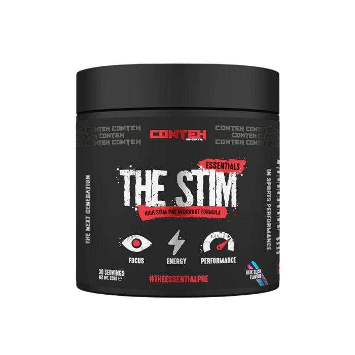 Conteh Sports The Stim Pre-Workout 255g - High-Stimulant Daily Driver for Energy, Focus, and Endurance