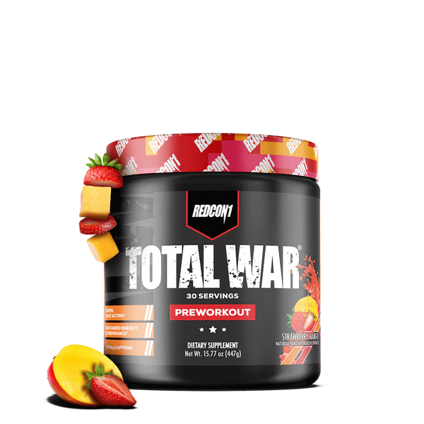 Redcon1 Total War Preworkout 30 Servings - Strawberry Mango - Pre Workout at MySupplementShop by RedCon1