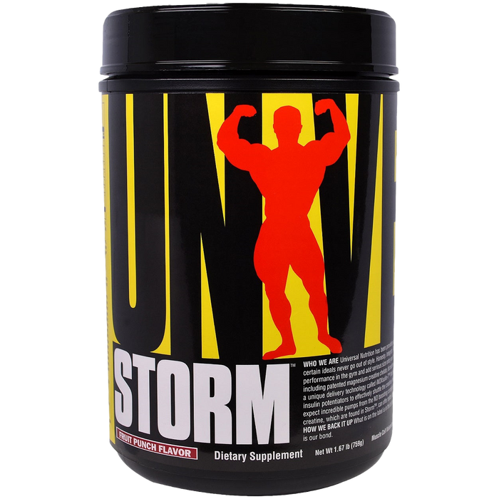 Universal Nutrition Storm, Blue Raspberry - 750 grams