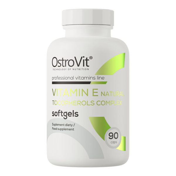 OstroVit Vitamin E Natural Tocopherois Complex 90 Caps - Sports Supplements at MySupplementShop by Ostrovit