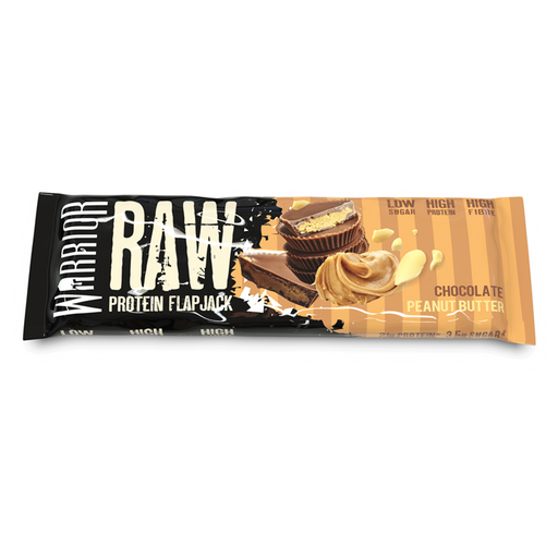 Warrior Raw Protein Flapjack 12x75g Chocolate Peanut Butter - Health Foods at MySupplementShop by Warrior Raw