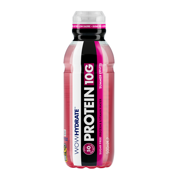 Wow Hydrate Protein Water 12x500ml Summer Fruits - Sports Nutrition at MySupplementShop by Wow Hydrate