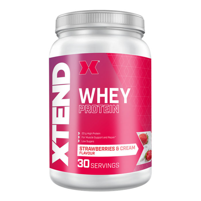 XTEND Whey Protein 30 Servings - Strawberries & Cream - Whey Protein at MySupplementShop by XTEND