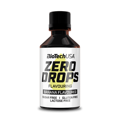 BioTech USA Zero Drops 50ml: Elevate Your Flavor Game, Guilt-Free! - Banana - Combination Multivitamins & Minerals at MySupplementShop by BioTechUSA