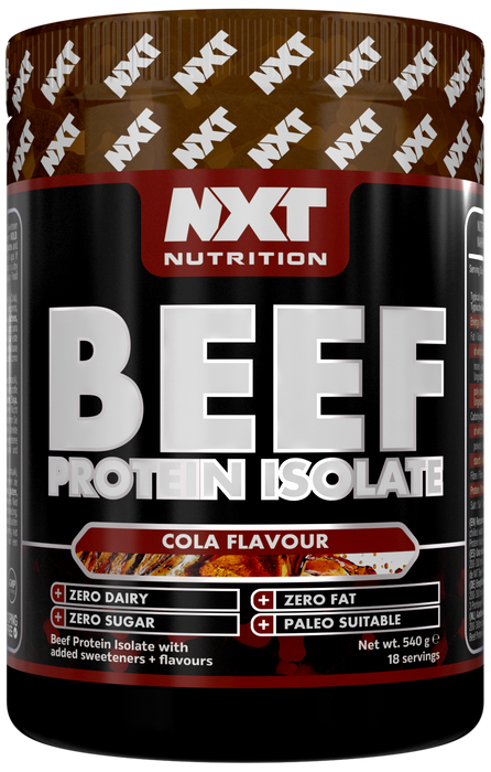 NXT Nutrition Beef Protein Isolate 540g - Cola - Protein Powder at MySupplementShop by Nxt Nutrition