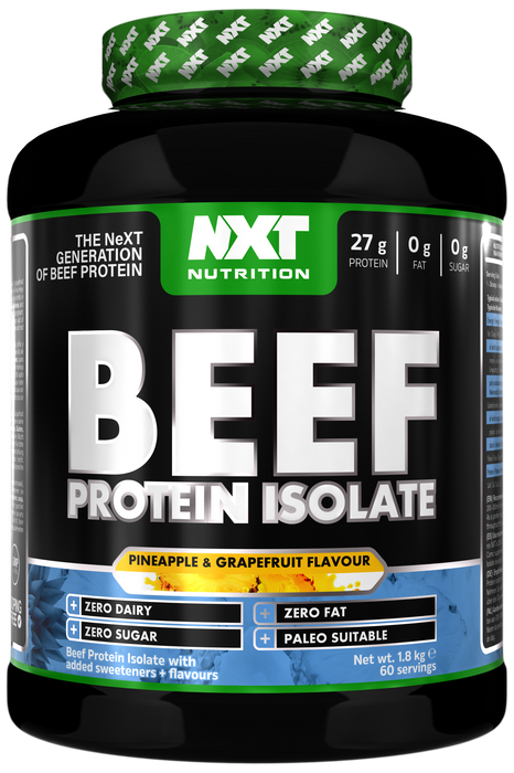 NXT Nutrition Beef Protein Isolate 1.8kg - Pineapple & Grapefruit - Protein Powder at MySupplementShop by Nxt Nutrition