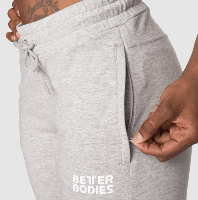 Better Bodies Empire Joggers - Light Grey - Joggers at MySupplementShop by Better Bodies