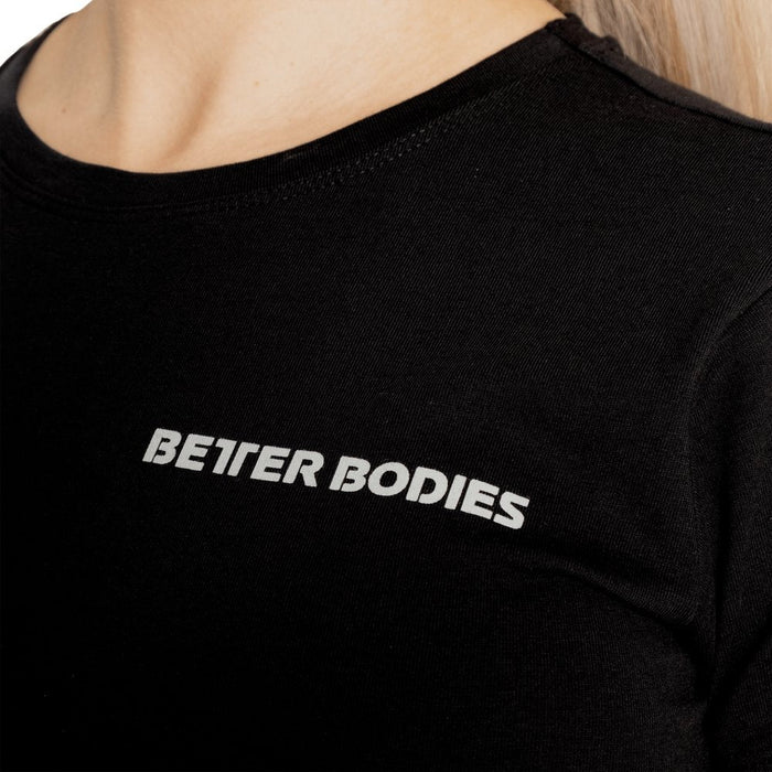 Better Bodies Regular Tee - Black - Regular Tee at MySupplementShop by Better Bodies