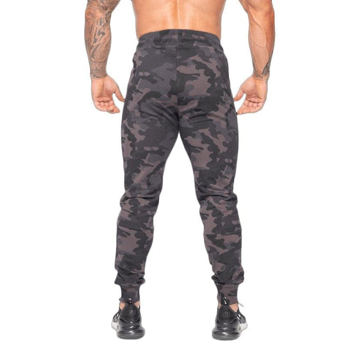 Better Bodies Tapered Joggers V2W Dark Camo - Medium - Tapered Joggers at MySupplementShop by Better Bodies