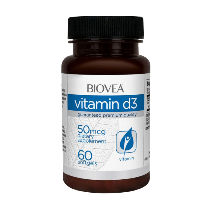 Biovea Vitamin D3 2,000iu 60 Softgels