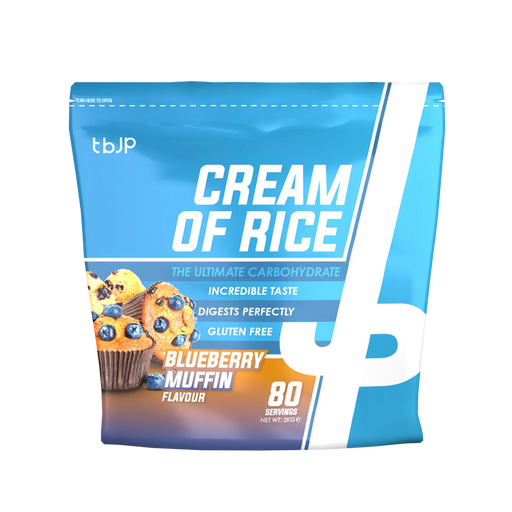 Trained By JP Cream Of Rice 2kg - Blueberry Muffin - Cream Of Rice at MySupplementShop by Trained By JP