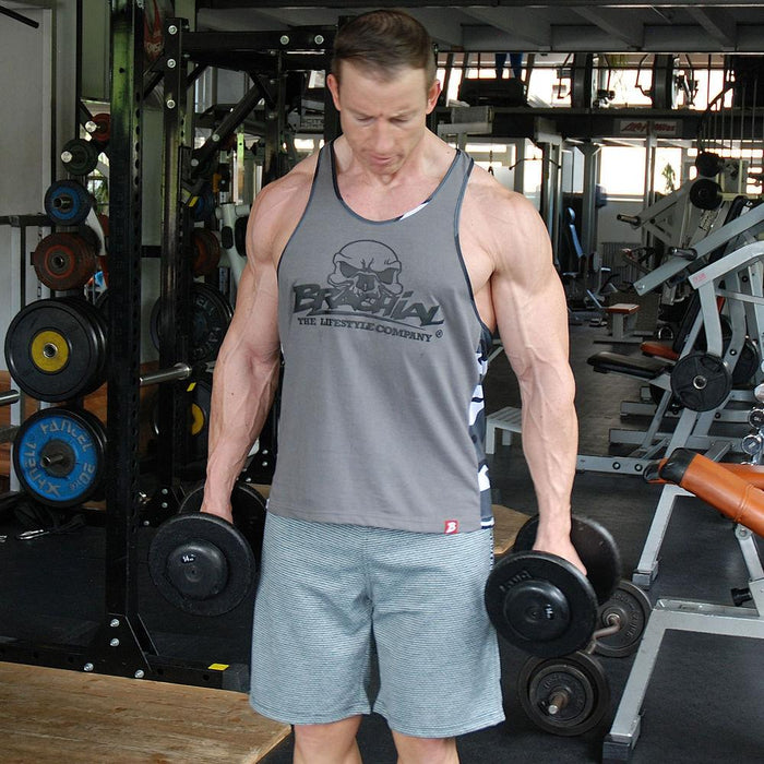 Brachial Shorts Rude - Greymelange - Shorts at MySupplementShop by Brachial The Lifestyle Company