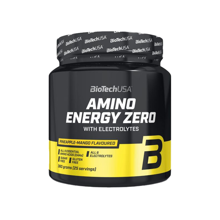 BioTechUSA Amino Energy Zero mit Elektrolyten, Ananas-Mango – 360 Gramm