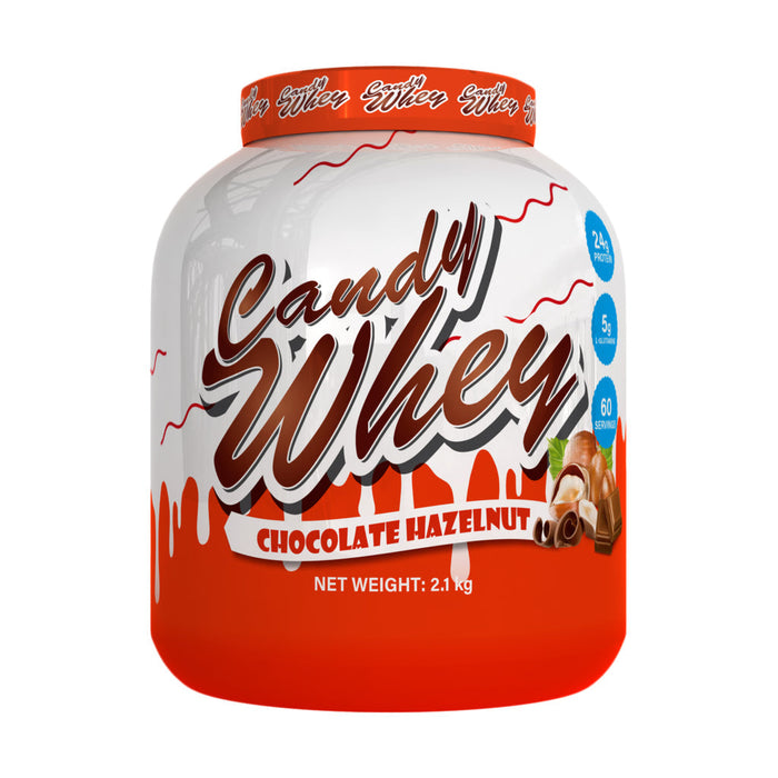 Candy Whey Protein 2.1kg - Chocolate Hazelnut - Protein Powder at MySupplementShop by Candy Whey