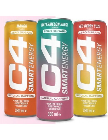 Cellucor C4 Smart Energy 12x330ml - Energy Drinks at MySupplementShop by Cellucor C4