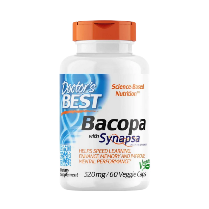 Doctor's Best Bacopa with Synapsa 320 mg 60 Veggie Capsules