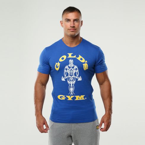 Gold's Gym Muscle Joe T-Shirt Royal - T-shirt at MySupplementShop by Gold's Gym