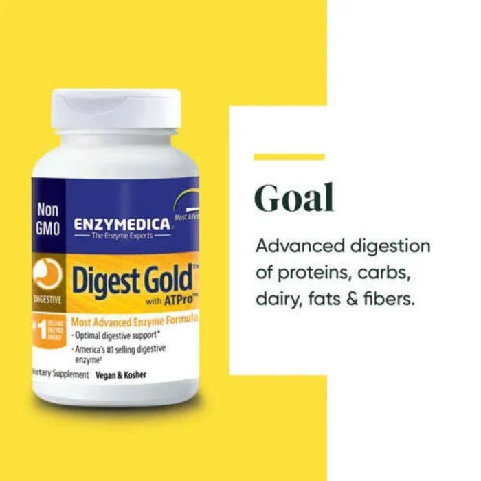 Enzymedica Digest Gold 120 Capsules - Nutritional Supplement at MySupplementShop by Enzymedica