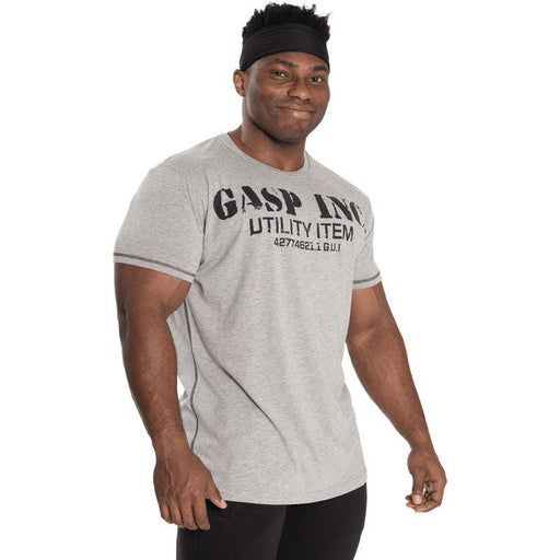 GASP Basic Utility Tee - Grey - T-Shirt at MySupplementShop by Gasp