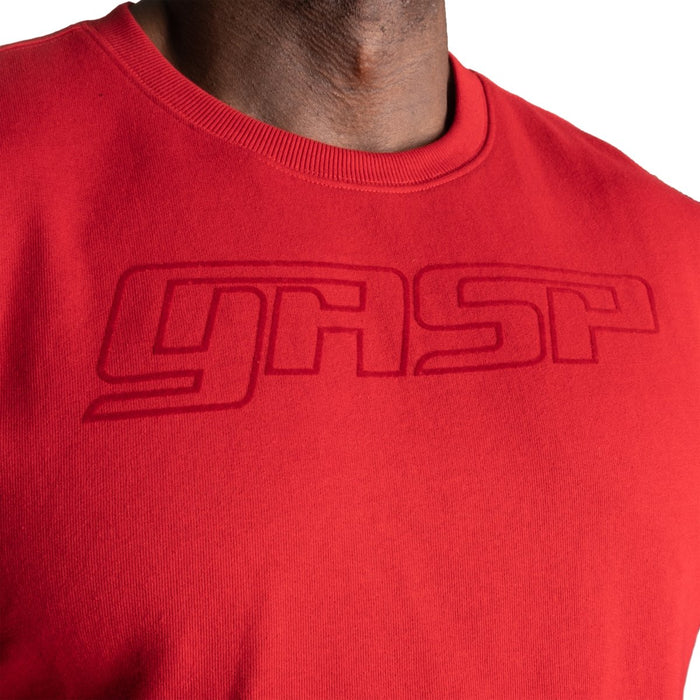 GASP Division Crewneck Chilli Red - Crewneck at MySupplementShop by Gasp