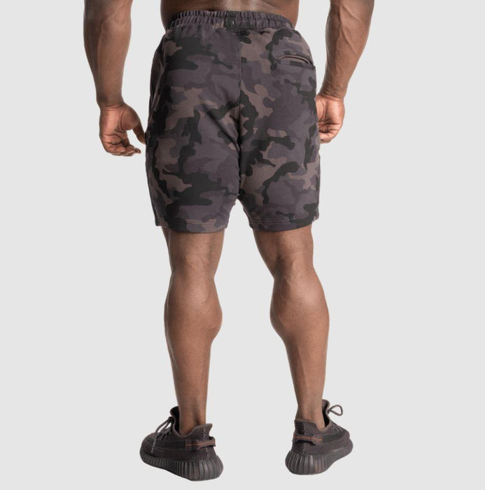 GASP Tapered Sweatshorts - Dark Camo - Tapered Sweatshorts at MySupplementShop by Gasp