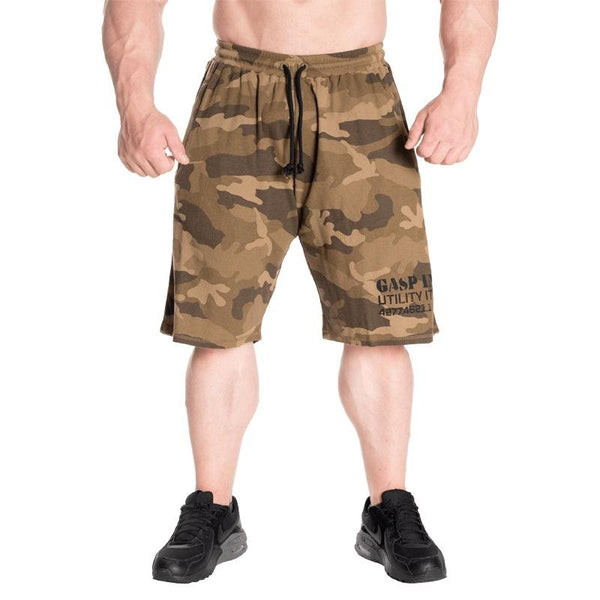 GASP Thermal Shorts - Green Camoprint - Small - Thermal Shorts at MySupplementShop by Gasp