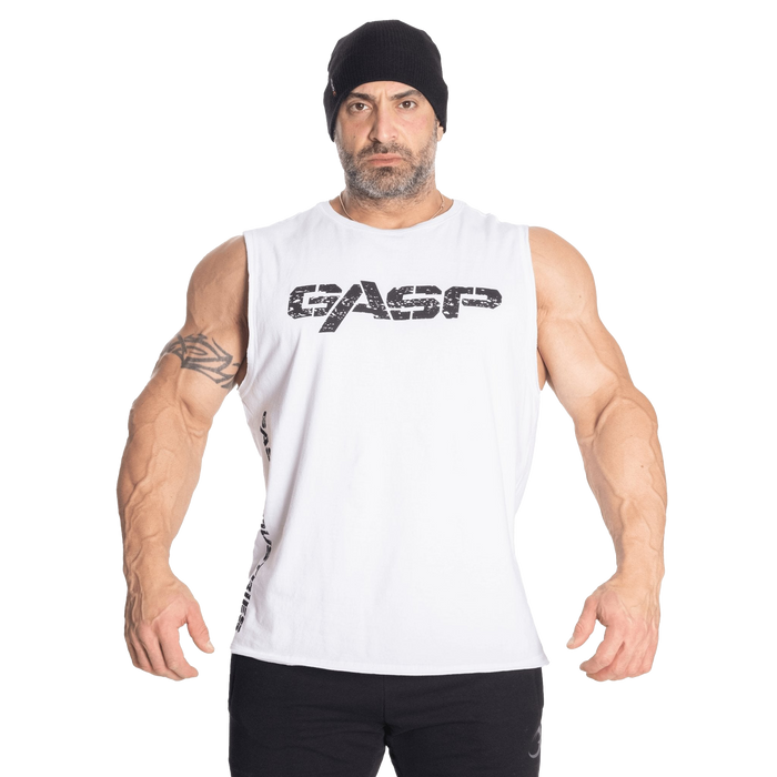 GASP Vintage Tank - White