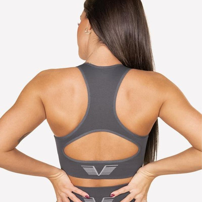 Gavelo Seamless Booster Sports Bra - Gun Metal - XS - Sports Bra at MySupplementShop by Gavelo