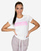 Gavelo White Pink Logo T-Shirt - T-Shirt at MySupplementShop by Gavelo