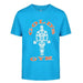 Golds Gym Muscle Joe T-Shirt - Turquoise/Orange - T-shirt at MySupplementShop by Gold's Gym