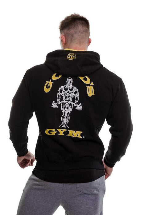 Gold's Gym Muscle Joe Zip Through Hoodie Black - Medium - Hoodie at MySupplementShop by Gold's Gym