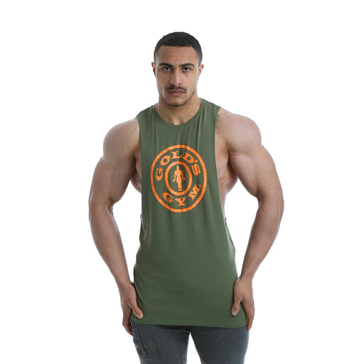 Gold's Gym Performance Stretch Vest - Khaki - Small - Vest at MySupplementShop by Gold's Gym