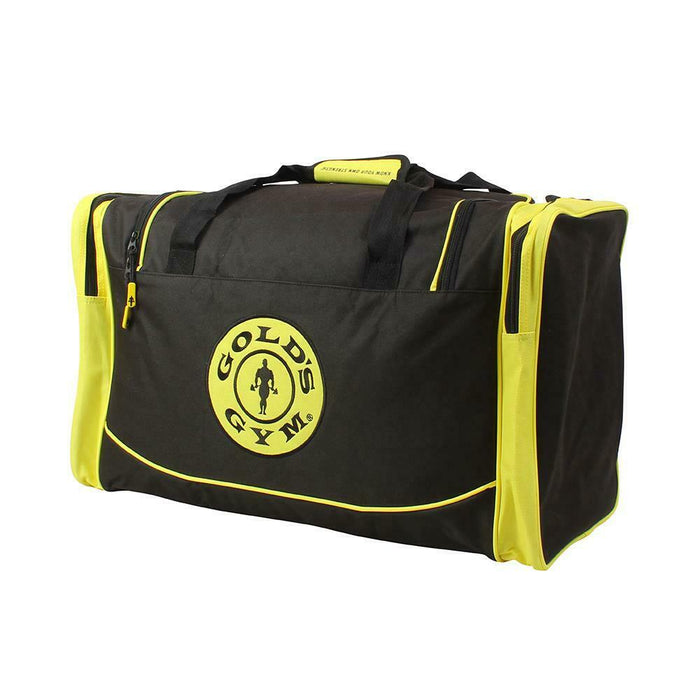 Gold's Gym Men's Holdall Bag Yellow Black/Gold - Sports Nutrition at MySupplementShop by Gold's Gym