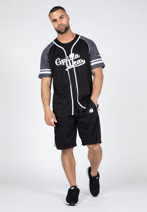 Gorilla Wear 82 Baseball Jersey Black - XL - Jersey at MySupplementShop by Gorilla Wear