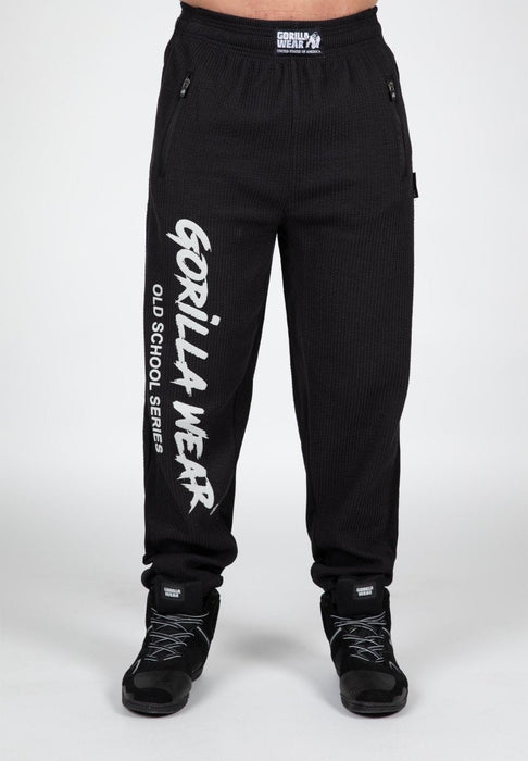 Gorilla Wear Augustine Old School Pants - Black - Pants at MySupplementShop by Gorilla Wear