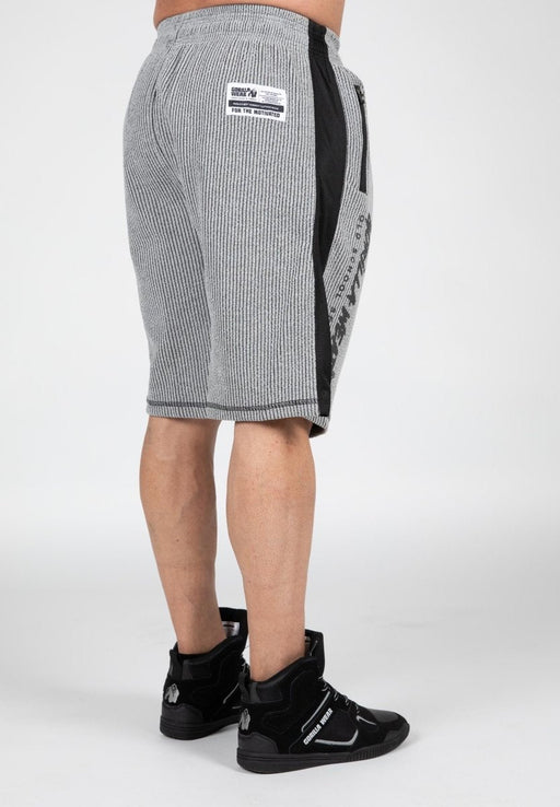 Gorilla Wear Augustine Old School Shorts - Grey - Small/Medium - Shorts at MySupplementShop by Gorilla Wear