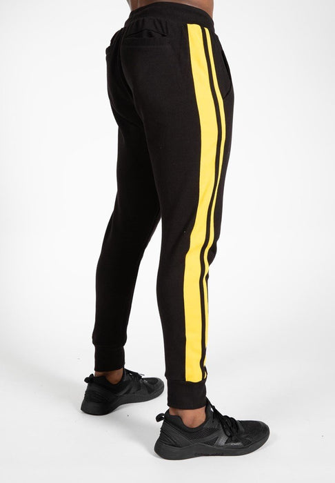 Gorilla Wear Banks Pants - Black/Yellow - Small - Pants at MySupplementShop by Gorilla Wear