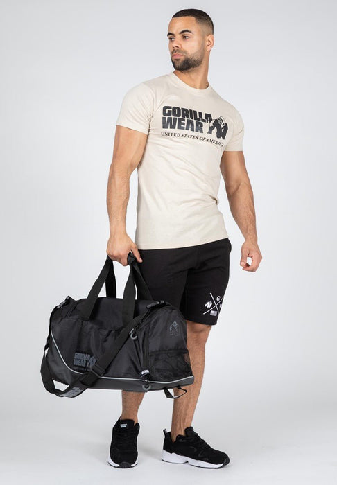 Gorilla Wear Classic T-Shirt Beige - XXXL - T-Shirt at MySupplementShop by Gorilla Wear