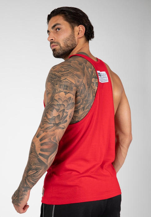 Gorilla Wear Classic Tank Top - Tango Red - Small - Tank Top at MySupplementShop by Gorilla Wear