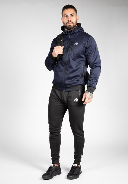 Gorilla Wear Glendale Softshell Jacket Navy - Small - Jacket at MySupplementShop by Gorilla Wear