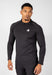 Gorilla Wear Hamilton Hybrid Long Sleeve - Black - Medium - Long Sleeve at MySupplementShop by Gorilla Wear