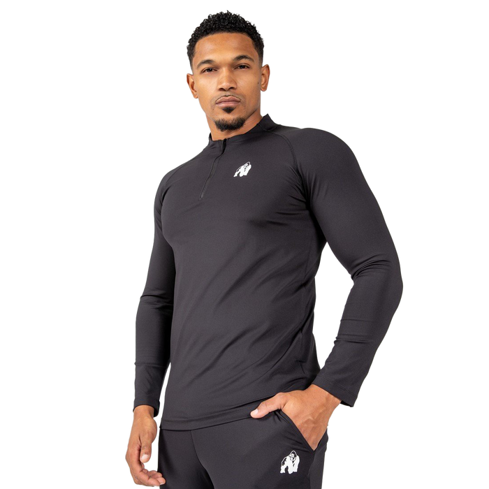 Gorilla Wear Hamilton Hybrid Long Sleeve - Black