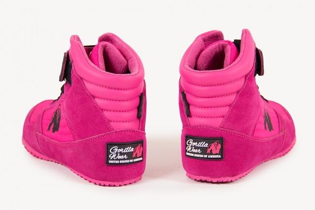 Gorilla Wear High Tops - Pink - Footwear at MySupplementShop by Gorilla Wear