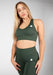 Gorilla Wear Neiro Seamless Bra - Army Green - Small/Medium - Sports Bra at MySupplementShop by Gorilla Wear