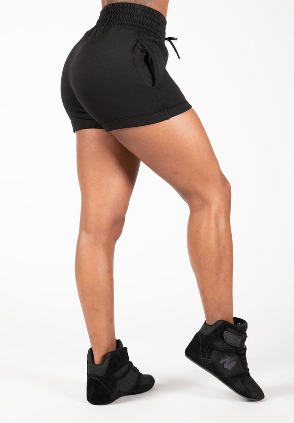 Gorilla Wear Pixley Sweatshorts - Black - Small - Sweatshorts at MySupplementShop by Gorilla Wear