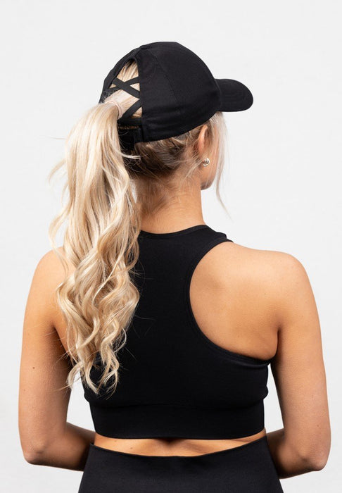 Gorilla Wear Sharon Ponytail Cap - Black - Cap at MySupplementShop by Gorilla Wear