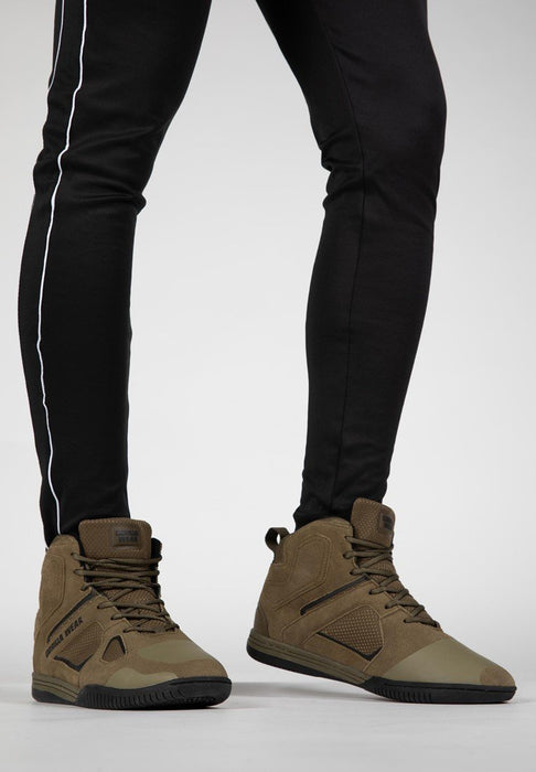 Gorilla Wear Troy High Tops - Army Green - EU 46 - High Tops at MySupplementShop by Gorilla Wear