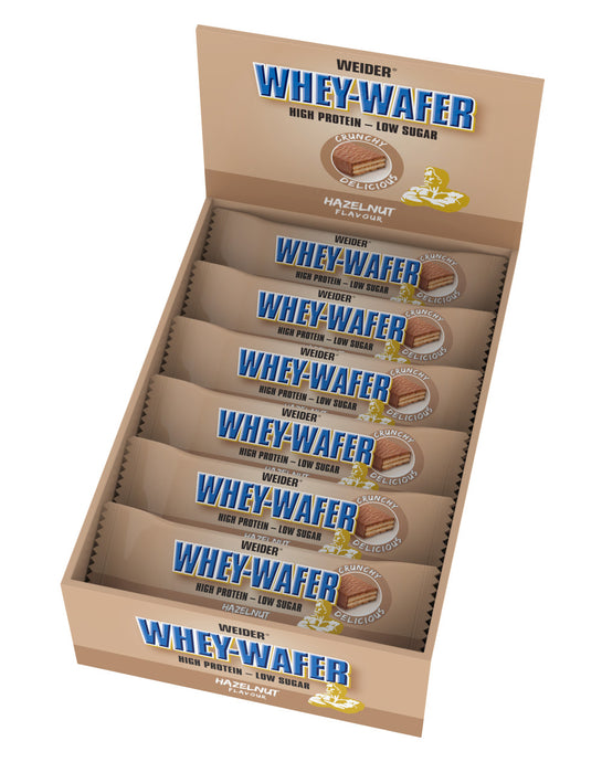 Weider Nutrition Whey Wafer Bar 12 x 35g - Protein bars at MySupplementShop by Weider Nutrition